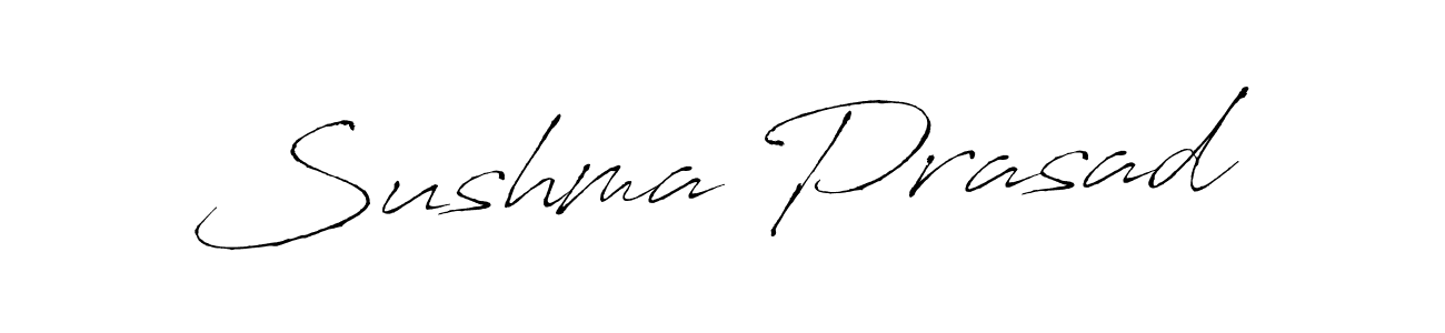 Also You can easily find your signature by using the search form. We will create Sushma Prasad name handwritten signature images for you free of cost using Antro_Vectra sign style. Sushma Prasad signature style 6 images and pictures png