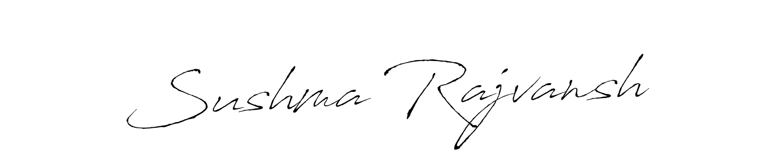 Design your own signature with our free online signature maker. With this signature software, you can create a handwritten (Antro_Vectra) signature for name Sushma Rajvansh. Sushma Rajvansh signature style 6 images and pictures png