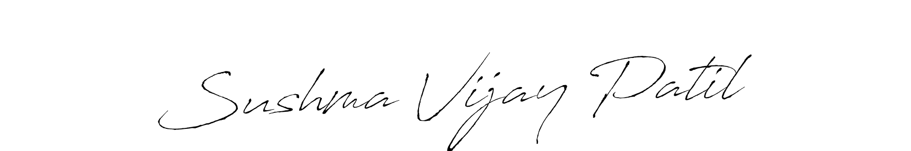 Make a beautiful signature design for name Sushma Vijay Patil. With this signature (Antro_Vectra) style, you can create a handwritten signature for free. Sushma Vijay Patil signature style 6 images and pictures png