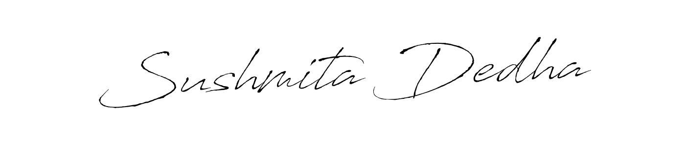 Design your own signature with our free online signature maker. With this signature software, you can create a handwritten (Antro_Vectra) signature for name Sushmita Dedha. Sushmita Dedha signature style 6 images and pictures png
