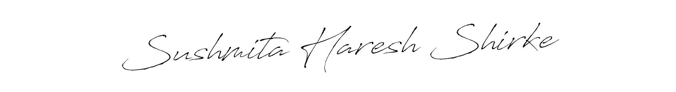 Design your own signature with our free online signature maker. With this signature software, you can create a handwritten (Antro_Vectra) signature for name Sushmita Haresh Shirke. Sushmita Haresh Shirke signature style 6 images and pictures png