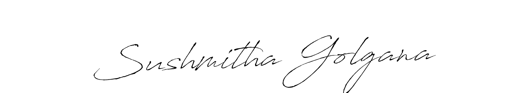 if you are searching for the best signature style for your name Sushmitha Golgana. so please give up your signature search. here we have designed multiple signature styles  using Antro_Vectra. Sushmitha Golgana signature style 6 images and pictures png