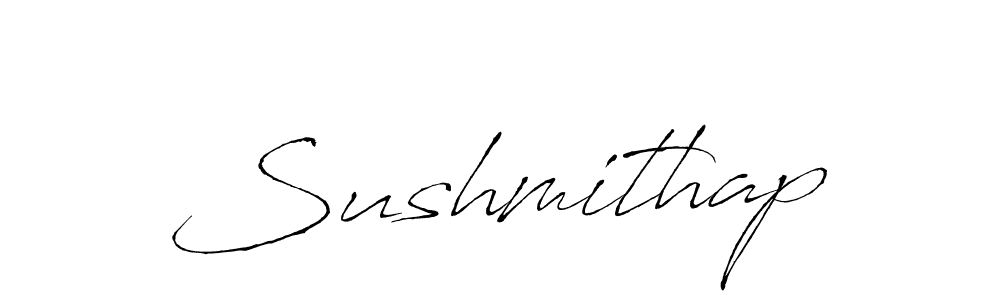 Create a beautiful signature design for name Sushmithap. With this signature (Antro_Vectra) fonts, you can make a handwritten signature for free. Sushmithap signature style 6 images and pictures png