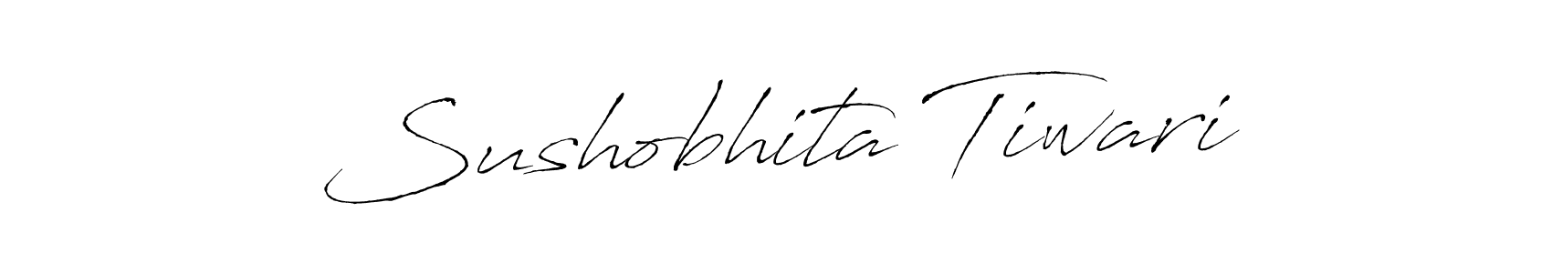 Antro_Vectra is a professional signature style that is perfect for those who want to add a touch of class to their signature. It is also a great choice for those who want to make their signature more unique. Get Sushobhita Tiwari name to fancy signature for free. Sushobhita Tiwari signature style 6 images and pictures png