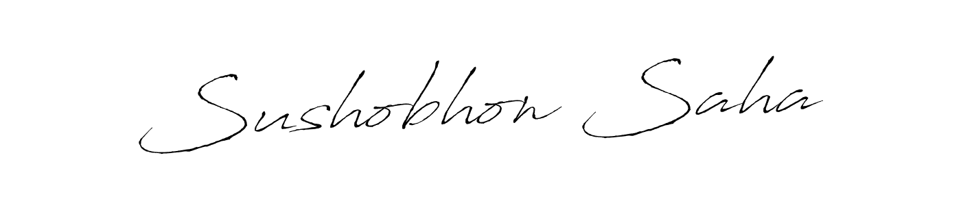 Design your own signature with our free online signature maker. With this signature software, you can create a handwritten (Antro_Vectra) signature for name Sushobhon Saha. Sushobhon Saha signature style 6 images and pictures png