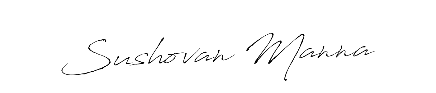 Design your own signature with our free online signature maker. With this signature software, you can create a handwritten (Antro_Vectra) signature for name Sushovan Manna. Sushovan Manna signature style 6 images and pictures png