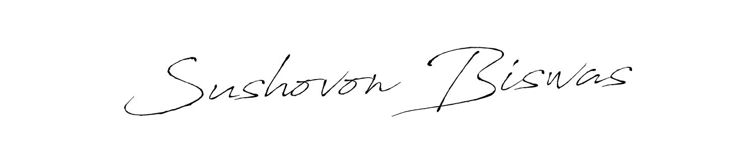 Design your own signature with our free online signature maker. With this signature software, you can create a handwritten (Antro_Vectra) signature for name Sushovon Biswas. Sushovon Biswas signature style 6 images and pictures png