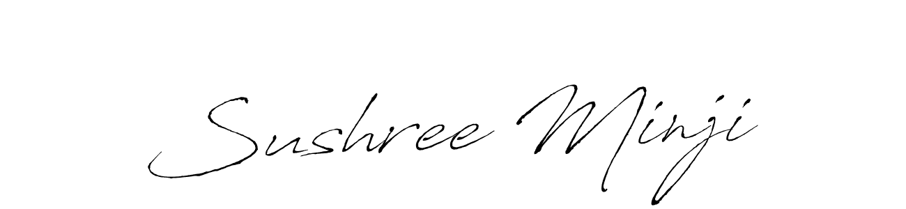 Use a signature maker to create a handwritten signature online. With this signature software, you can design (Antro_Vectra) your own signature for name Sushree Minji. Sushree Minji signature style 6 images and pictures png