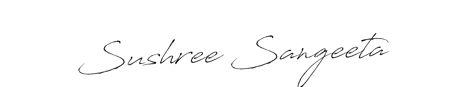 Also we have Sushree Sangeeta name is the best signature style. Create professional handwritten signature collection using Antro_Vectra autograph style. Sushree Sangeeta signature style 6 images and pictures png