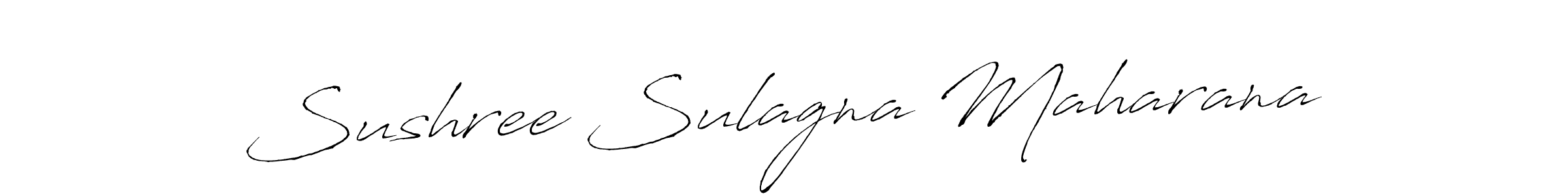 Create a beautiful signature design for name Sushree Sulagna Maharana. With this signature (Antro_Vectra) fonts, you can make a handwritten signature for free. Sushree Sulagna Maharana signature style 6 images and pictures png