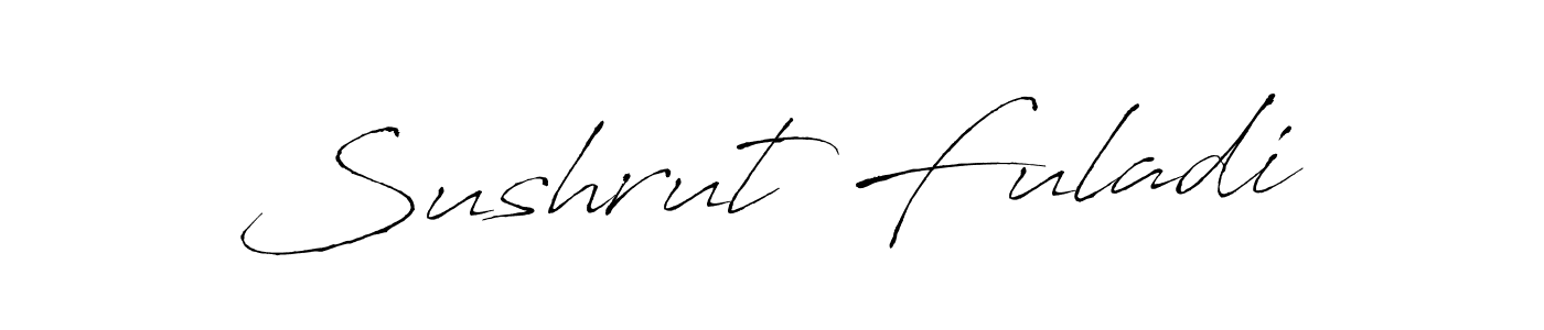 Also You can easily find your signature by using the search form. We will create Sushrut Fuladi name handwritten signature images for you free of cost using Antro_Vectra sign style. Sushrut Fuladi signature style 6 images and pictures png