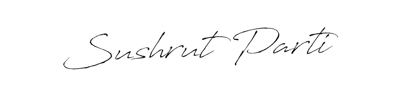 How to make Sushrut Parti signature? Antro_Vectra is a professional autograph style. Create handwritten signature for Sushrut Parti name. Sushrut Parti signature style 6 images and pictures png