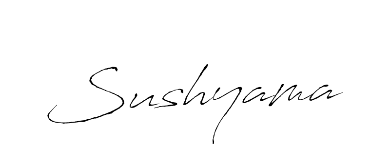 Create a beautiful signature design for name Sushyama. With this signature (Antro_Vectra) fonts, you can make a handwritten signature for free. Sushyama signature style 6 images and pictures png