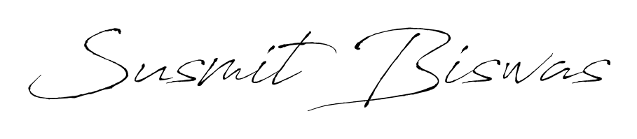 Explore multiple handwriting variations for Susmit Biswas including this stunning Antro_Vectra design. Free to use across all platforms. Susmit Biswas signature style 6 images and pictures png