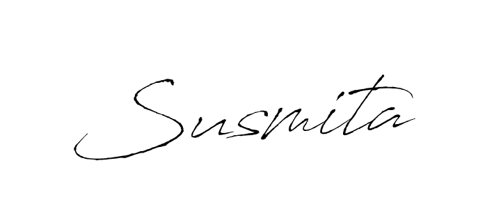 The best way (Antro_Vectra) to make a short signature is to pick only two or three words in your name. The name Susmita include a total of six letters. For converting this name. Susmita signature style 6 images and pictures png