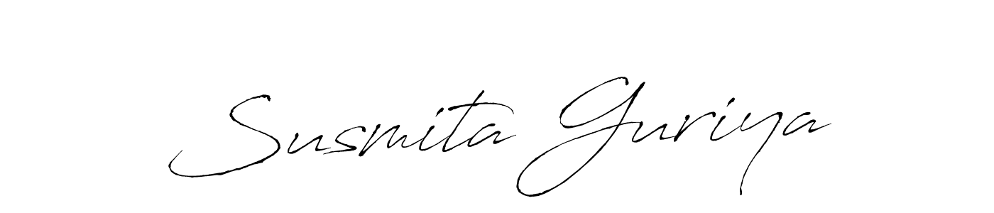 The best way (Antro_Vectra) to make a short signature is to pick only two or three words in your name. The name Susmita Guriya include a total of six letters. For converting this name. Susmita Guriya signature style 6 images and pictures png