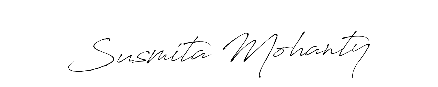 Create a beautiful signature design for name Susmita Mohanty. With this signature (Antro_Vectra) fonts, you can make a handwritten signature for free. Susmita Mohanty signature style 6 images and pictures png