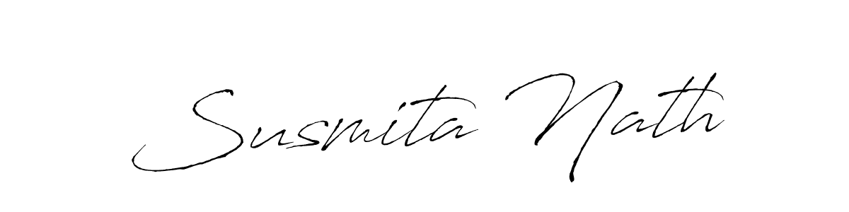 Use a signature maker to create a handwritten signature online. With this signature software, you can design (Antro_Vectra) your own signature for name Susmita Nath. Susmita Nath signature style 6 images and pictures png
