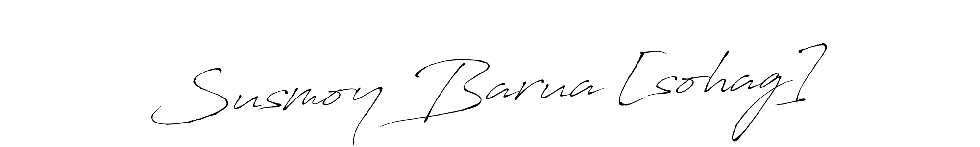 Make a beautiful signature design for name Susmoy Barua [sohag]. With this signature (Antro_Vectra) style, you can create a handwritten signature for free. Susmoy Barua [sohag] signature style 6 images and pictures png