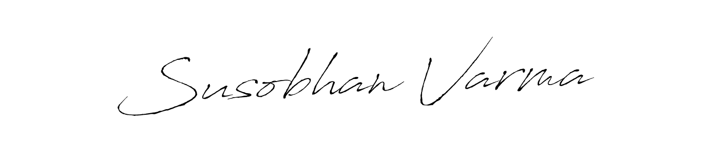 How to make Susobhan Varma signature? Antro_Vectra is a professional autograph style. Create handwritten signature for Susobhan Varma name. Susobhan Varma signature style 6 images and pictures png