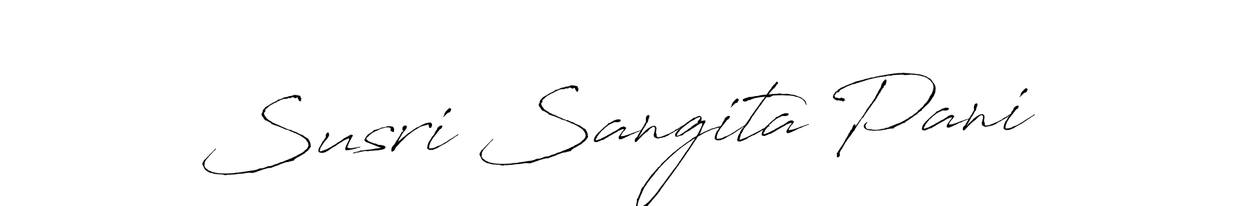 Make a short Susri Sangita Pani signature style. Manage your documents anywhere anytime using Antro_Vectra. Create and add eSignatures, submit forms, share and send files easily. Susri Sangita Pani signature style 6 images and pictures png