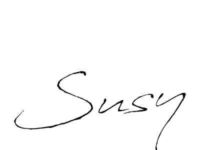 Design your own signature with our free online signature maker. With this signature software, you can create a handwritten (Antro_Vectra) signature for name Susy. Susy signature style 6 images and pictures png
