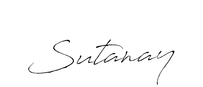 Also we have Sutanay name is the best signature style. Create professional handwritten signature collection using Antro_Vectra autograph style. Sutanay signature style 6 images and pictures png
