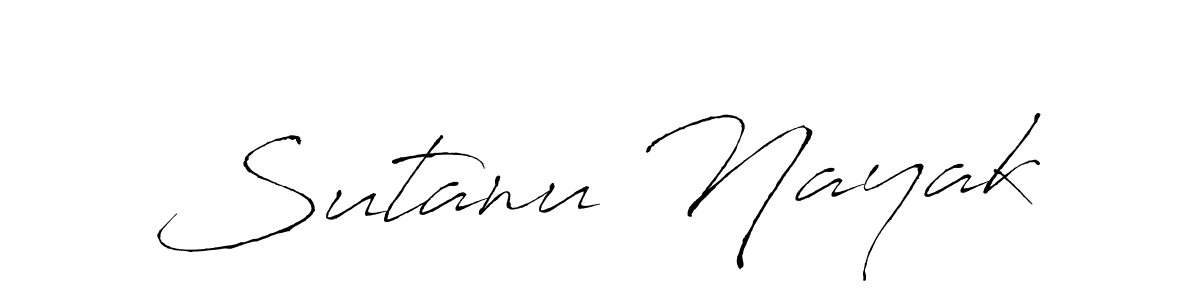 Design your own signature with our free online signature maker. With this signature software, you can create a handwritten (Antro_Vectra) signature for name Sutanu Nayak. Sutanu Nayak signature style 6 images and pictures png