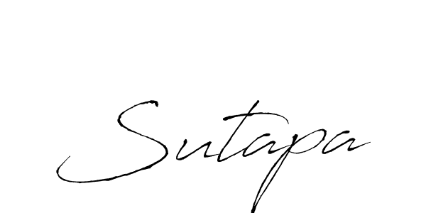 Create a beautiful signature design for name Sutapa. With this signature (Antro_Vectra) fonts, you can make a handwritten signature for free. Sutapa signature style 6 images and pictures png