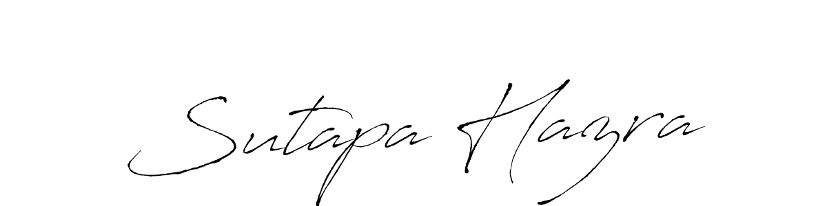 The best way (Antro_Vectra) to make a short signature is to pick only two or three words in your name. The name Sutapa Hazra include a total of six letters. For converting this name. Sutapa Hazra signature style 6 images and pictures png