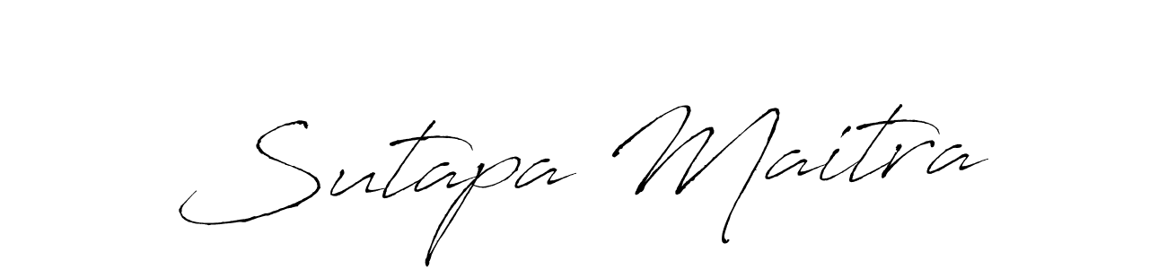 Design your own signature with our free online signature maker. With this signature software, you can create a handwritten (Antro_Vectra) signature for name Sutapa Maitra. Sutapa Maitra signature style 6 images and pictures png