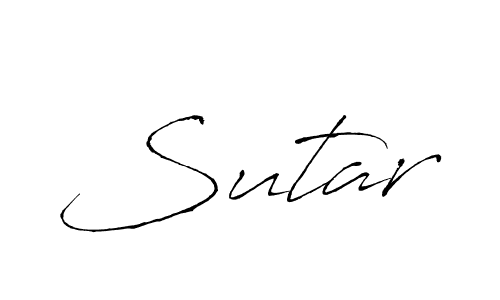 How to make Sutar name signature. Use Antro_Vectra style for creating short signs online. This is the latest handwritten sign. Sutar signature style 6 images and pictures png