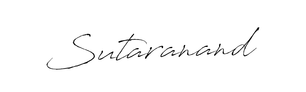 Make a beautiful signature design for name Sutaranand. With this signature (Antro_Vectra) style, you can create a handwritten signature for free. Sutaranand signature style 6 images and pictures png