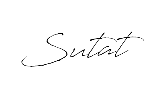 Once you've used our free online signature maker to create your best signature Antro_Vectra style, it's time to enjoy all of the benefits that Sutat name signing documents. Sutat signature style 6 images and pictures png