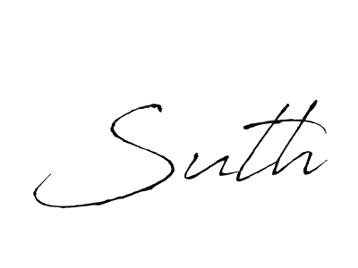 Design your own signature with our free online signature maker. With this signature software, you can create a handwritten (Antro_Vectra) signature for name Suth. Suth signature style 6 images and pictures png