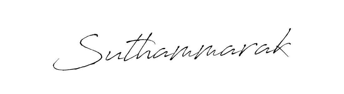 You should practise on your own different ways (Antro_Vectra) to write your name (Suthammarak) in signature. don't let someone else do it for you. Suthammarak signature style 6 images and pictures png