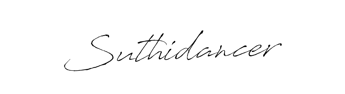 Make a beautiful signature design for name Suthidancer. Use this online signature maker to create a handwritten signature for free. Suthidancer signature style 6 images and pictures png