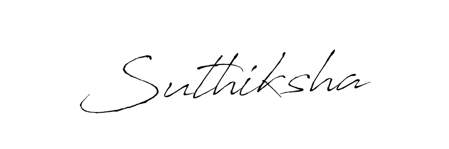 How to make Suthiksha name signature. Use Antro_Vectra style for creating short signs online. This is the latest handwritten sign. Suthiksha signature style 6 images and pictures png