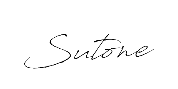 Antro_Vectra is a professional signature style that is perfect for those who want to add a touch of class to their signature. It is also a great choice for those who want to make their signature more unique. Get Sutone name to fancy signature for free. Sutone signature style 6 images and pictures png