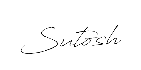Use a signature maker to create a handwritten signature online. With this signature software, you can design (Antro_Vectra) your own signature for name Sutosh. Sutosh signature style 6 images and pictures png