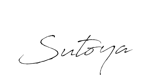 Once you've used our free online signature maker to create your best signature Antro_Vectra style, it's time to enjoy all of the benefits that Sutoya name signing documents. Sutoya signature style 6 images and pictures png