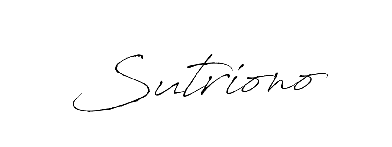 Similarly Antro_Vectra is the best handwritten signature design. Signature creator online .You can use it as an online autograph creator for name Sutriono. Sutriono signature style 6 images and pictures png