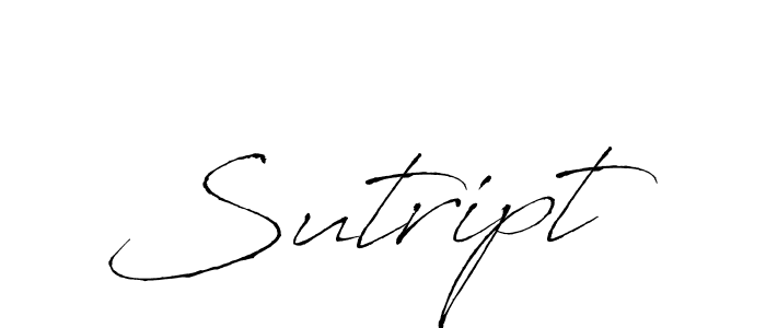 How to Draw Sutript signature style? Antro_Vectra is a latest design signature styles for name Sutript. Sutript signature style 6 images and pictures png