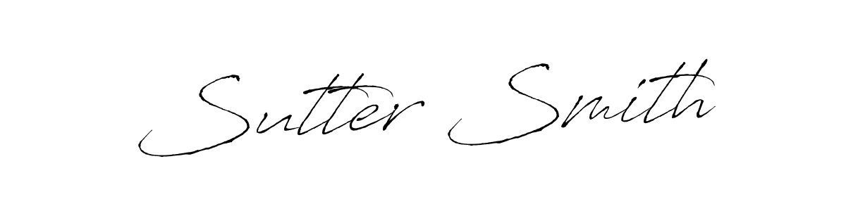 Use a signature maker to create a handwritten signature online. With this signature software, you can design (Antro_Vectra) your own signature for name Sutter Smith. Sutter Smith signature style 6 images and pictures png