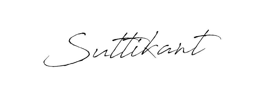 The best way (Antro_Vectra) to make a short signature is to pick only two or three words in your name. The name Suttikant include a total of six letters. For converting this name. Suttikant signature style 6 images and pictures png