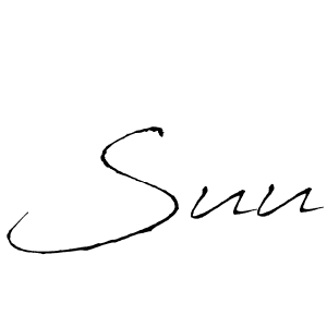 Also You can easily find your signature by using the search form. We will create Suu name handwritten signature images for you free of cost using Antro_Vectra sign style. Suu signature style 6 images and pictures png