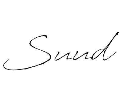 Antro_Vectra is a professional signature style that is perfect for those who want to add a touch of class to their signature. It is also a great choice for those who want to make their signature more unique. Get Suud name to fancy signature for free. Suud signature style 6 images and pictures png