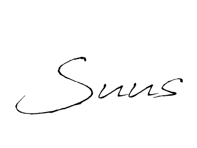 The best way (Antro_Vectra) to make a short signature is to pick only two or three words in your name. The name Suus include a total of six letters. For converting this name. Suus signature style 6 images and pictures png