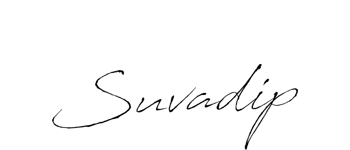 Design your own signature with our free online signature maker. With this signature software, you can create a handwritten (Antro_Vectra) signature for name Suvadip. Suvadip signature style 6 images and pictures png