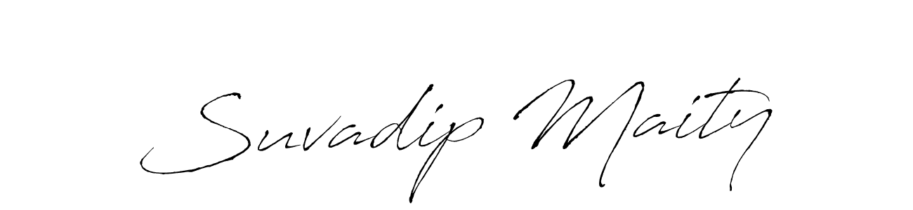 Suvadip Maity stylish signature style. Best Handwritten Sign (Antro_Vectra) for my name. Handwritten Signature Collection Ideas for my name Suvadip Maity. Suvadip Maity signature style 6 images and pictures png